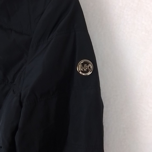 Michael MIchael Kors Mid Length Down Feather‎ Coat Size Small in Black - Picture 13 of 14